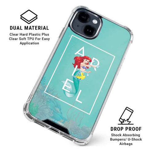 Disney Princess The Little Mermaid iPhone 15 Clear Case